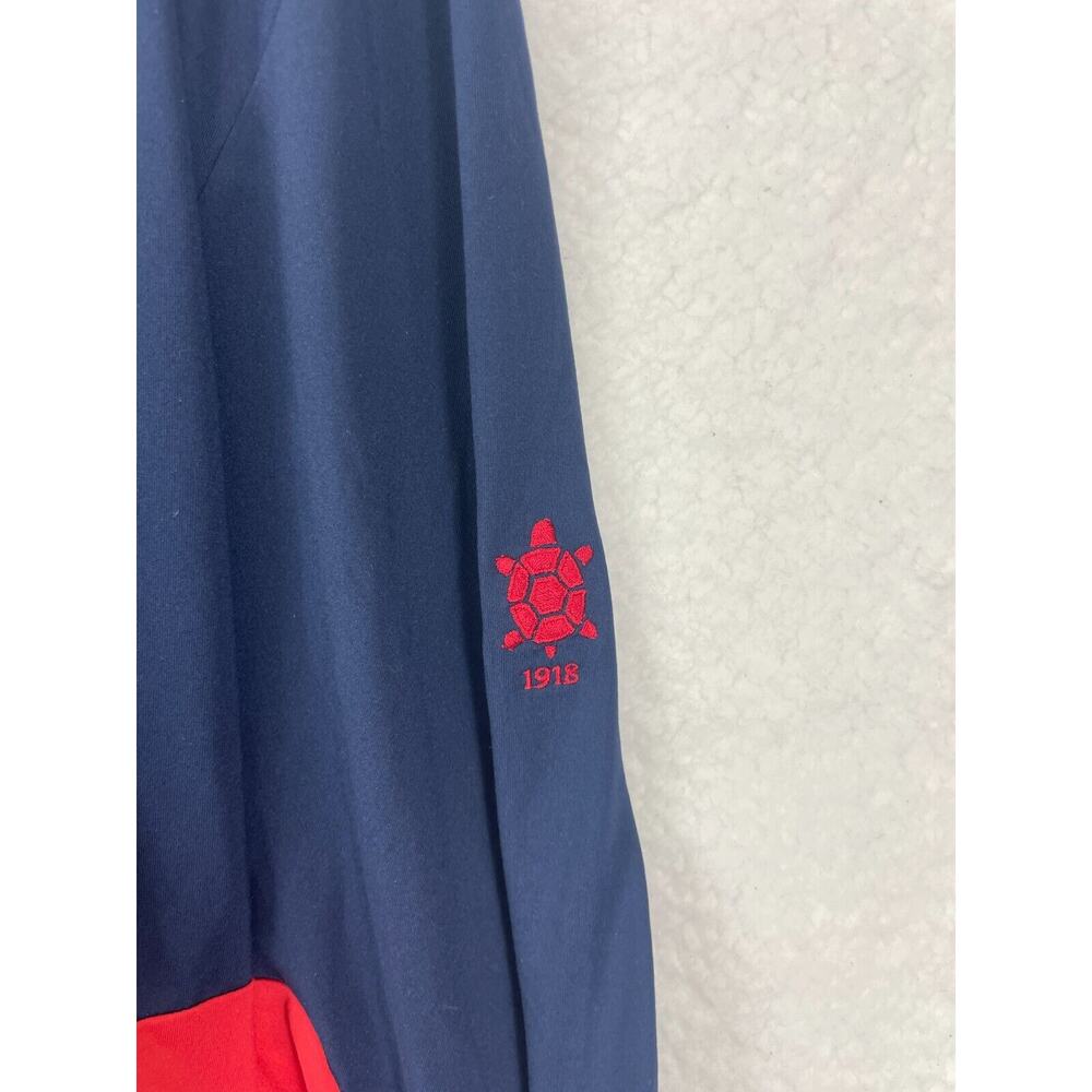 RLX Ralph Lauren Peached‎ Jersey Half Zip Men’s Size XL Blue Red Mid Layer - Picture 7 of 8